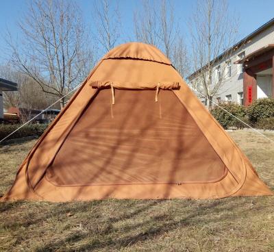 China Luxury Middle East Cotton Canvas Family Tent Safari Tent For Middle East 2.5*2.5/3*3 for sale