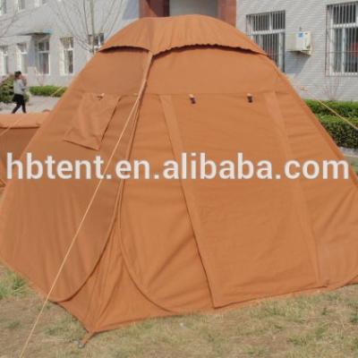 China Extended type SAUDI ARABIA COTTON CANVAS TENT FOLDABLE CANVAS TENT for sale