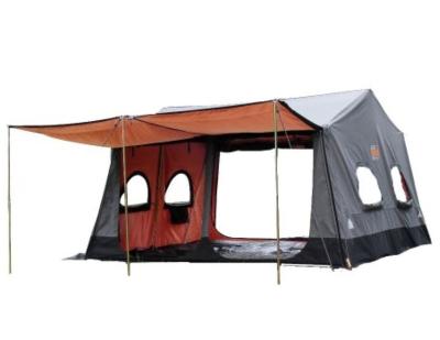 China Diagonal Tying Type New Type of Outdoor Canvas Tents Camping for sale