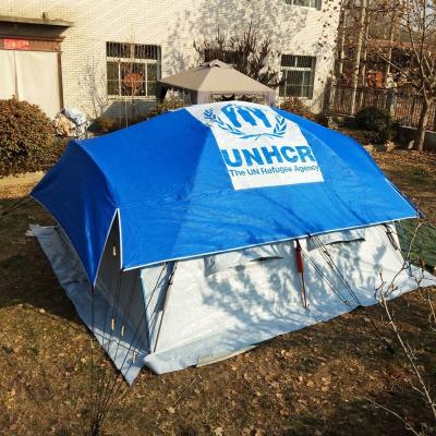 China Snow Field Nail Refugee Tents UN for sale