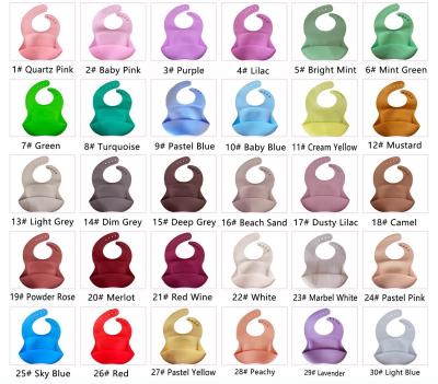 China BPA Bpa Free Custom Baberos De Pacifier Long Free Print Soft Feeding Sleeved Kids Silicona Waterproof Bib Silicone Baby Bib Set for sale