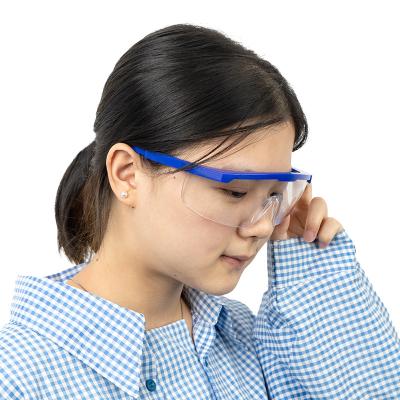 China Plastic Clear Glasses Custom UV Anti-Scratch/Anti-Fog/UV400 Anti Amount Anti Dust Protective Safety Goggles for sale