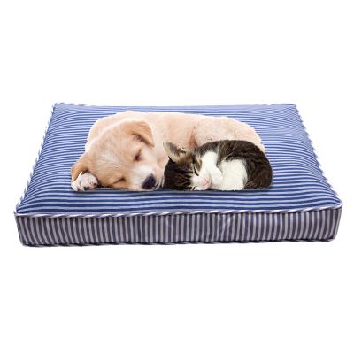 China Travel Wholesale Droship Removable Blankets Dog Bed Inserts Cooling Dog Bed Rectangle With Zipper for sale