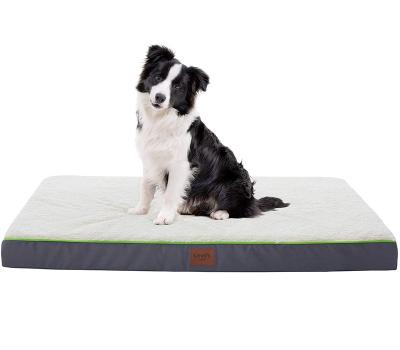 China Travel Cooling Sleeper Waterproof Dog Orthopedic Memory Foam Lucky Pet Mat Bed For Pet for sale