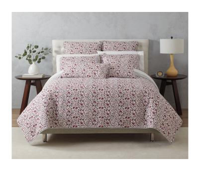 China Anti-bacteria Print Cotton Microfiber Comforter Bedspread Comforter Set With Bedspread for sale