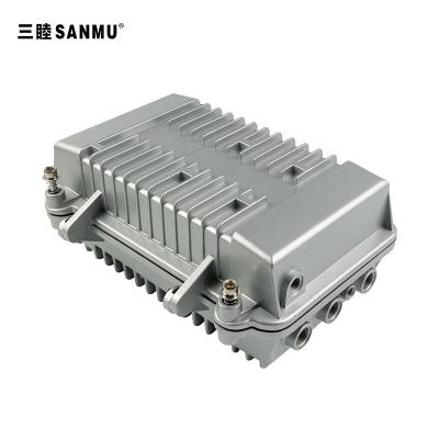 China Outdoor Aluminum Waterproof Electronic Equipment Amplifier Enclosure Case Junction CATV Polyester Box A-012: 255*145*90MM for sale