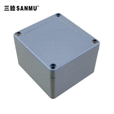 China SM-FA18-1 Outdoor Electronic Material: 80*75*55MM Aluminum Die Cast Aluminum Waterproof Transmission Case Enclosure Junction Case for sale