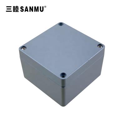 China SM-FA60 outdoor electronic equipment: 120*120*82MM waterproof metal terminal case die cast aluminum box junction box ip65 for sale