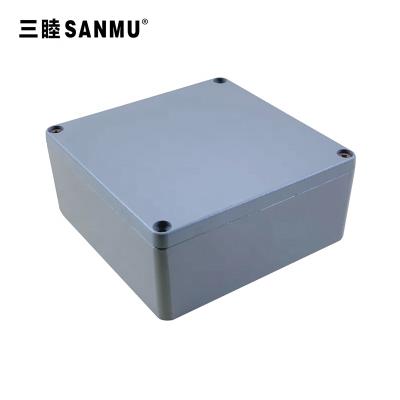 China SM-FA61 outdoor electronic equipment: 160*160*70MM ip65 case outdoor waterproof aluminum metal terminal junction box for sale