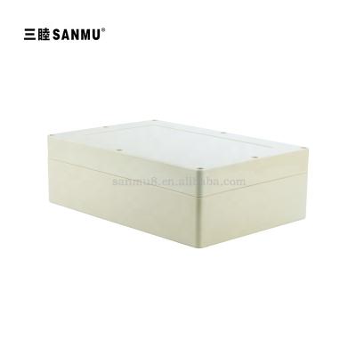 China SM2-28/SM2-158-1 Outdoor Electronic Material: 380*260*120MM Large Size Waterproof Plastic Junction Box For PCB Design ABS Box for sale