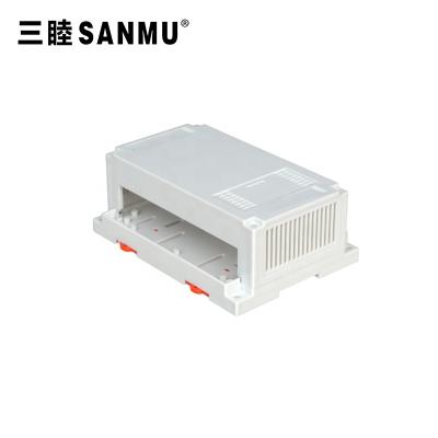 China Outdoor Electronic Equipment Din Rail Enclosure Junction Box Housing Electronic Case 3-08:155*110*60MM for sale