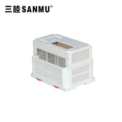 China Outdoor electronic equipment din rail enclosure junction box housing electronic case 3-09-1:155*110*110MM for sale