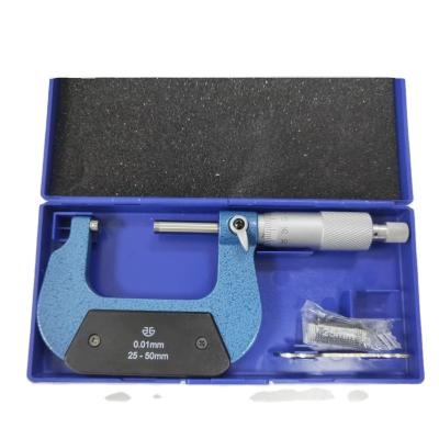 China Resolution: hot selling 0.01mm Ultra-precision external micrometer waterproof outside diameter micrometer stabilizing structure for sale