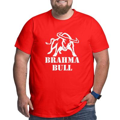 China Viable White Brahma Bull Project Logo - High Quality Design Men's T-Shirts O-Neck Oversized Rock Bestseller New T-Shirt Men for sale