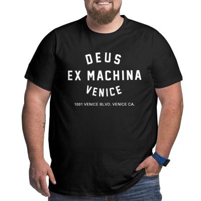 China Classic DEUS Venice 100% Cotton Sustainable T-Shirts For Big Tall Man Oversized Plus Size Tee Top Men's Loose Top Large for sale