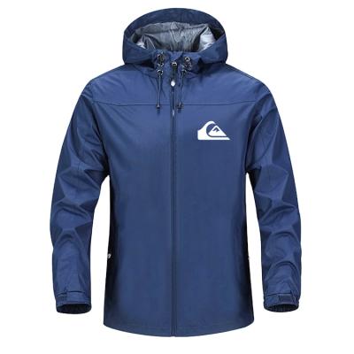 China Fashion White QUICK DRY Logo Autumn Winter Sailing Hiking Surfboard Increasing Outdoor Hooded Windproof Jacket For Men for sale