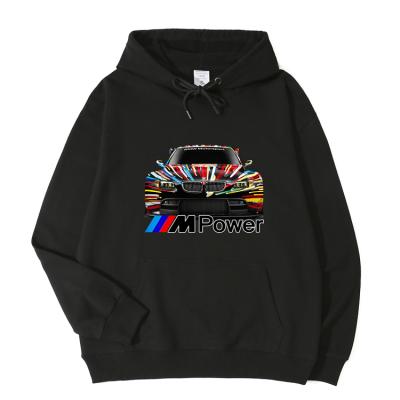 China wholesale BMW M3 GT2 M Performance M Power Screen Printing Anti-wrinkle cotton men's crewneck sports Hooded Sweater Hoodies for sale