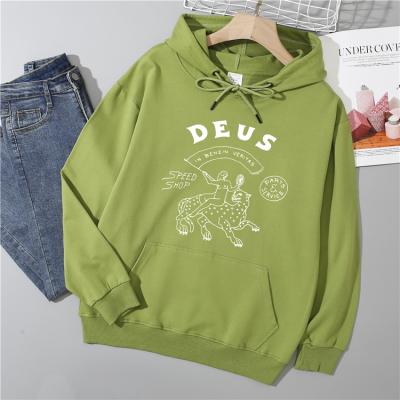 China Professional Anti Wrinkle Cloth Anti Wrinkle Manufacturer Unlined Pullover Quality DEUS Hoodie for sale