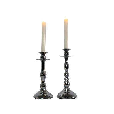 China Weddings Wedding Decoration Candle Container European Style Candlesticks Metal Candle Ferruginous Jar for sale