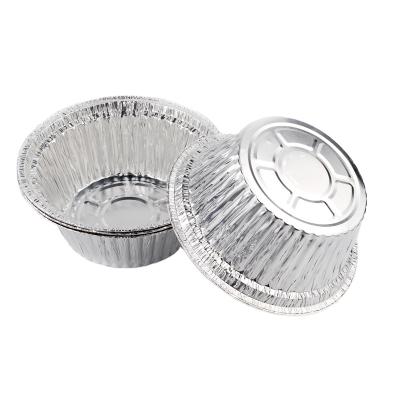 China Food Packiang 35ml aluminum foil container small sauce cup panna cotta cup containers with lid for sale