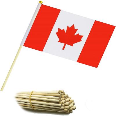 China Wholesale Easily Cleaned Party Cocktail Supplies Mini Size Flag Hollow Bamboo Toothpick for sale