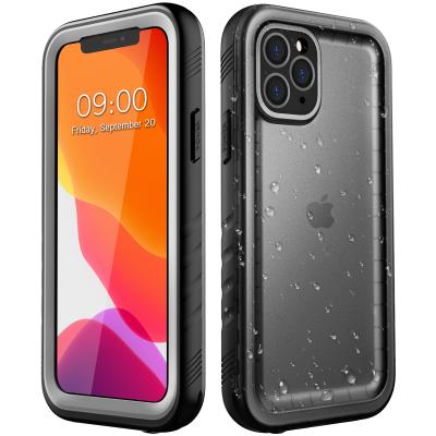 China For iPhone 11 Pro Max Waterproof Case, Full Underwater Sealed Case With Built-in Screen Protector For iPhone 11 Pro Max WPC- 23H for sale