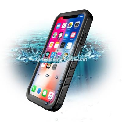 China For iPhone Xs/iPhone X Waterproof Case, Underwater Sealed Full Coverage With Built-in Screen Protector iPhone X/Xs 5.8 inch 150.4*77.7*12.3mm for sale