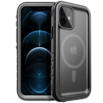 China Waterproof Case Waterproof Case for iPhone 12 Pro Compatible with Magnetic-Safe Charging, Rugged Water Proof Case for Apple iPhone 12 for sale