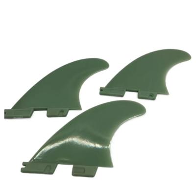 China Dark Green Left, Center and Right Three Sets of Surfboard Accessories Unisex Tail Rudder for sale