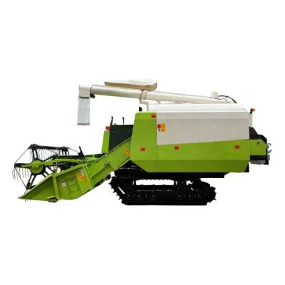 China Low Fuel Consumption Wubota Combine Harvester 4 Cylinder Turbo Engine Water Cooled Rice Harvester Mini Small Combine Harvester for sale