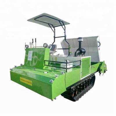 China Cheap Plowing Agriculture Machinery Tractor Walking For Rotary Wheels Crawler Tiller Cultivator for sale