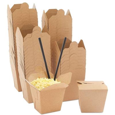 China 16 26 Disposable Biodegradable Recyclable 32 oz Pasta Noodle Paper Box for sale