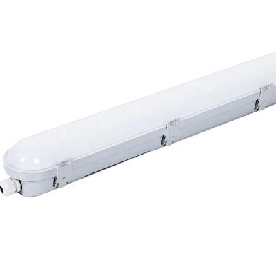 China Garage And Supermarket Warehouse Price Linkable Linear Light Premium Good Use Bright Milky LED Triproof for sale