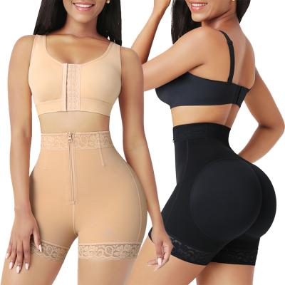 China Antibacterial Abdominal Trainer Butt Lifter Good Quality Tummy Control Waist Leggings Plus Size Women Shapewear for sale