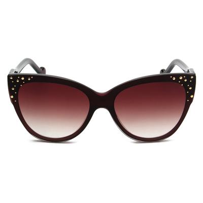 China Fashion Sunglasses 2020 Summer Fashion Cramilo Women Shade Cat Eye Sunglasses for sale