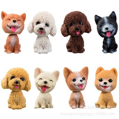 China Desk Head Nodding Car Toys Car Decor Nodding Dog for sale