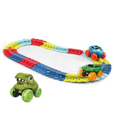 China Slot Toy Wholesales Slot Toys Electric High Speed ​​Track Car Toys Plastic Electric Train for sale