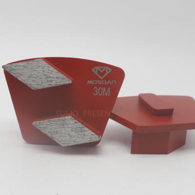 Κίνα Double Rhombus Trapezoid Segments  Redi Lock Diamond Grinding Shoes for Husqvarna προς πώληση