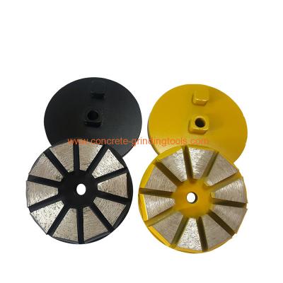 China Quick Change Multi-segment diamond concrete grinding tools for concrete grinder for sale