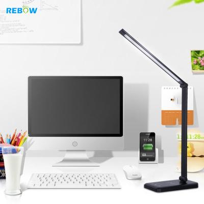 China Modern Rebow Drop Shipping Reading Smart Cordless Wireless Rechargeable Led Study Table Lamp Desk for sale