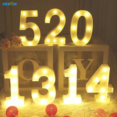 China Eco-Friendly Manufacturer Led Illuminated Sign Light Up Marquee Letters For Birthday Party Celebration for sale