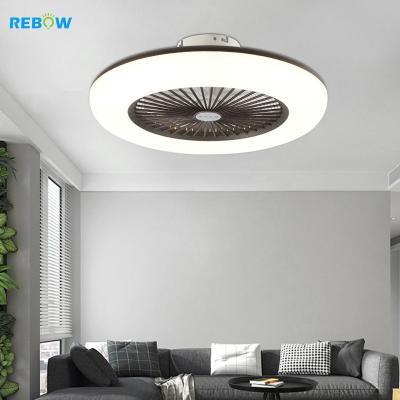 China Energy Saving Drop Shipping Modern Nordic Minimalist Remote Control Led Fixtures Ceiling Fan Ceiling Lights for sale