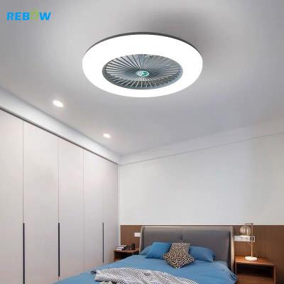 China Energy Savings Drop Shipping In Stock Indoor Modern Minimalist Remote Control Led Ceiling Lights With Fan for sale