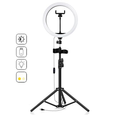 China Wholesale Adjustable Shine Beauty 8 Inch Photographic Selfie Led Ring Light With Tripod Stand For Live Stream Makeup Youtube Video for sale