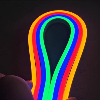 China Factory Wholesale Drop Shipping Copper Rebow Silicone Led Strip Light 6X12mm 8X16mm Flexible Neon for sale