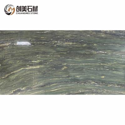 China Modern Good Quality Green Onyx The Wizard Of Oz Green Vein Jade Marble For Dining Table for sale