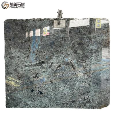 China Modern Imported Jade Slabs Brazilian Jade Lemurian Polished Luxury Blue Granite For Wall for sale