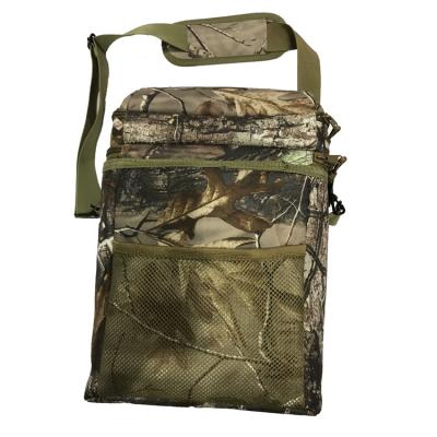 China Camouflage Waterproof Outdoor Tactical Lunch Box Military Cooler Bag With Padded Shoulder Strap for sale