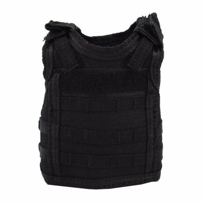 China 600D Polyester Military Vest Beer Bottle Drinking Bottle Tactical Mini Molle Vest for sale