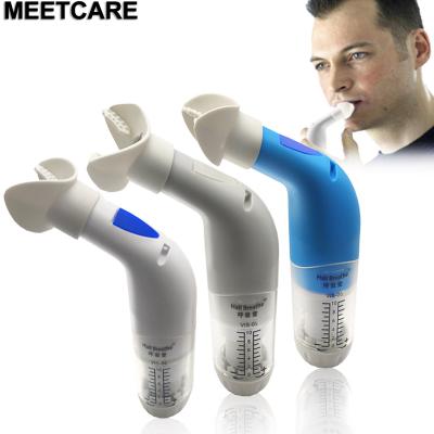 China Plastic 2 Way Inhale To Exhale Hot Sale Wholesale Portable Medical High Quality Lung Trainer Breathing Trainer for sale